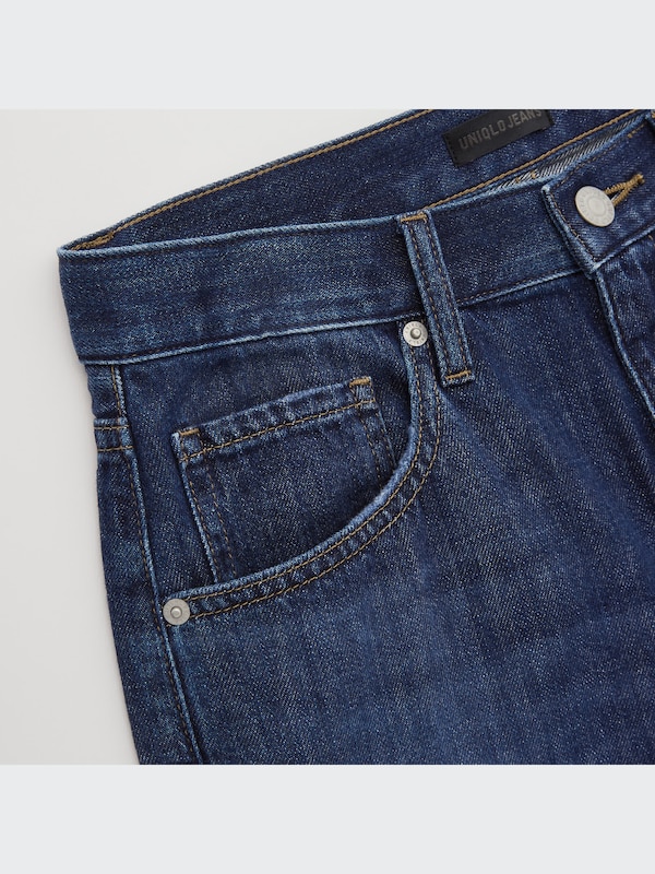 Wide High Rise Ankle Jeans