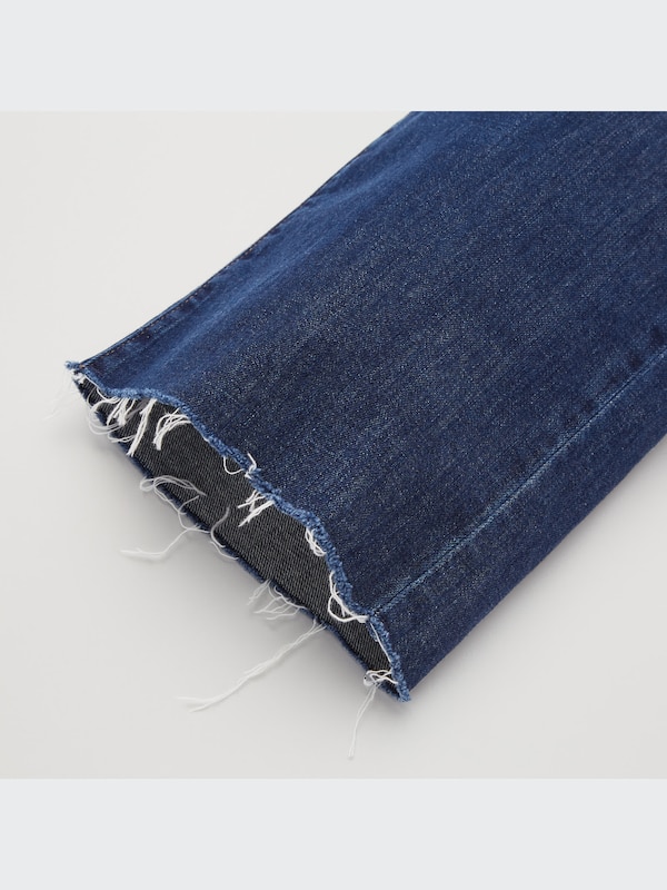 Wide High Rise Ankle Jeans
