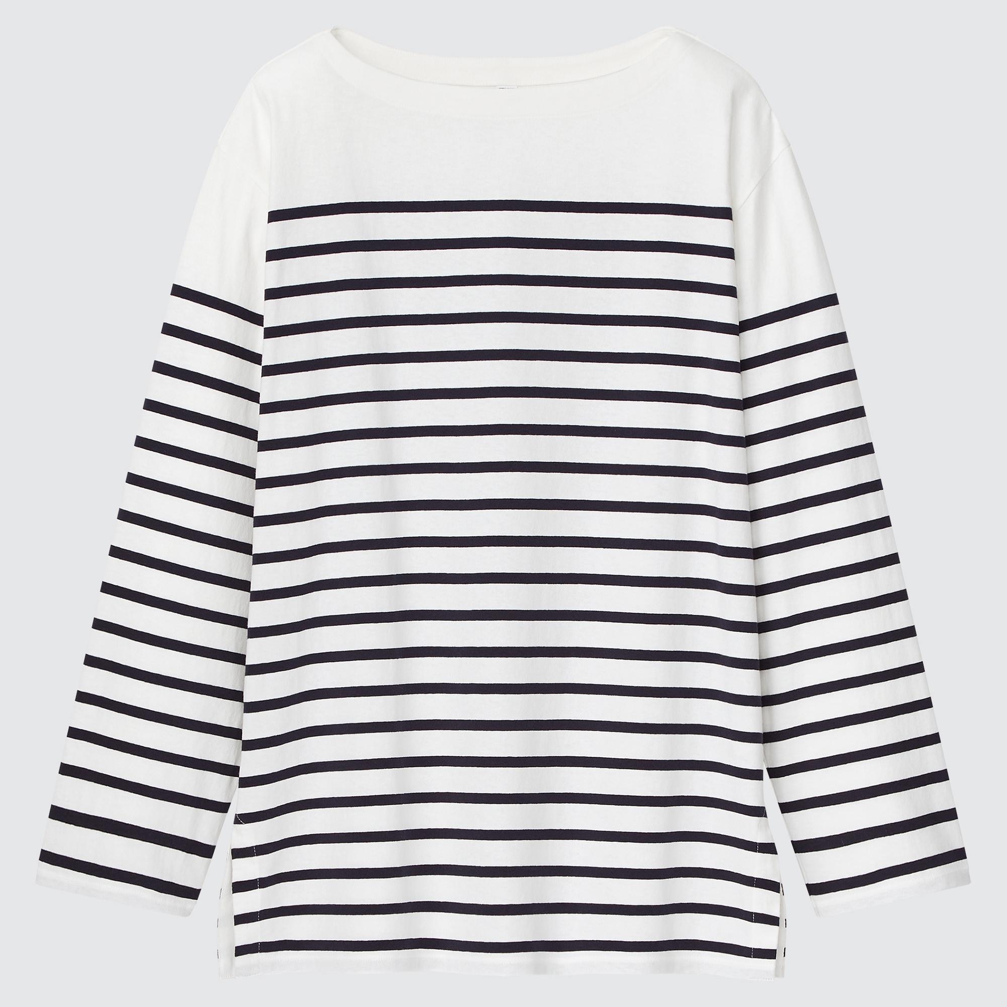 UNIQLOボーダーカットソー ロンT - トップス(Tシャツ