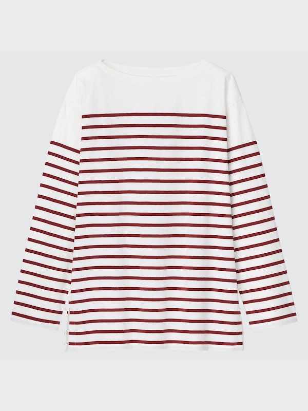 ボーダーオーバーサイズT（長袖）