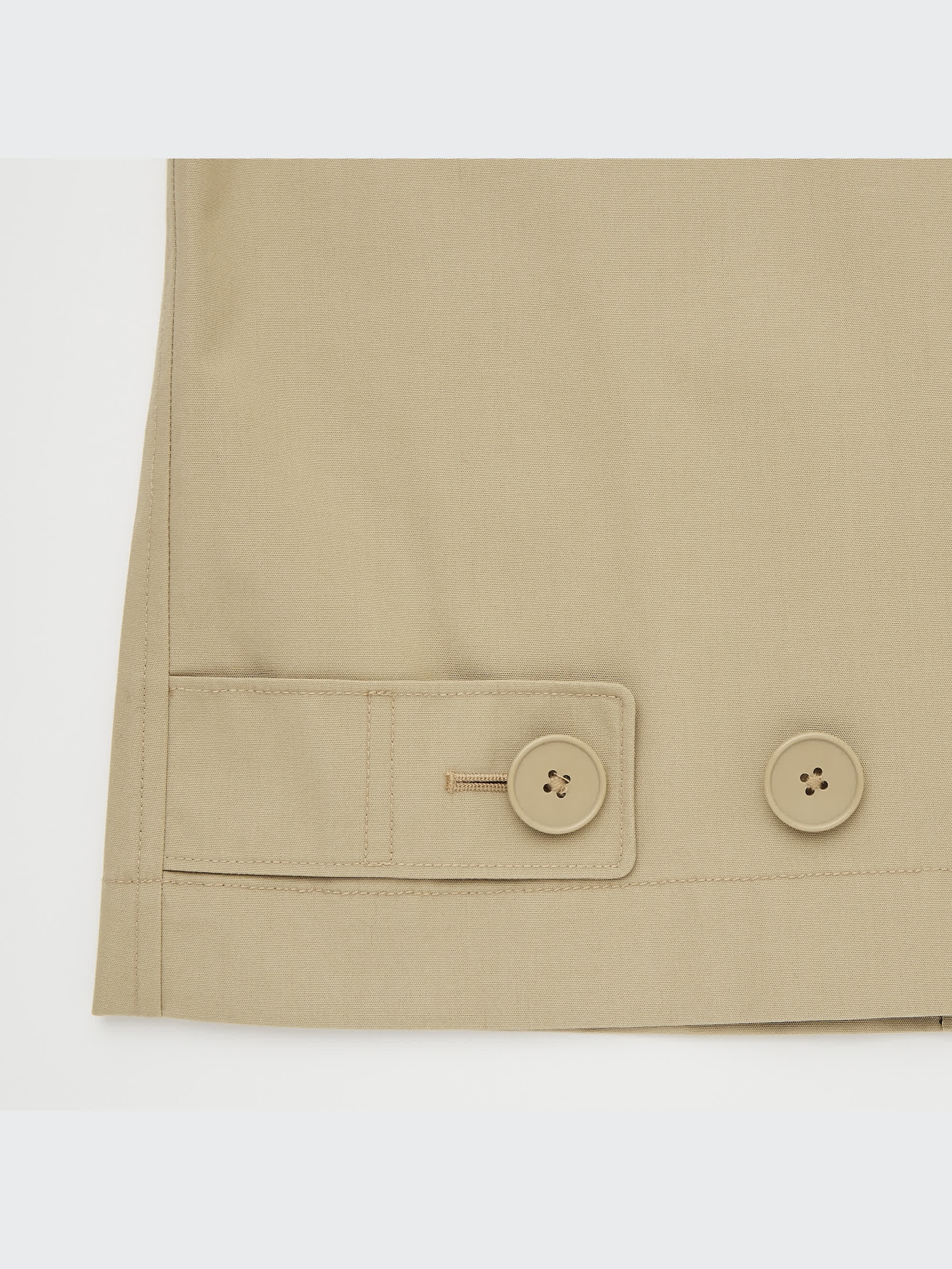 【UNIQLO】新品未使用❗ショートトレンチコート　XLサイズ ユニクロ公式 | ショートトレンチコート