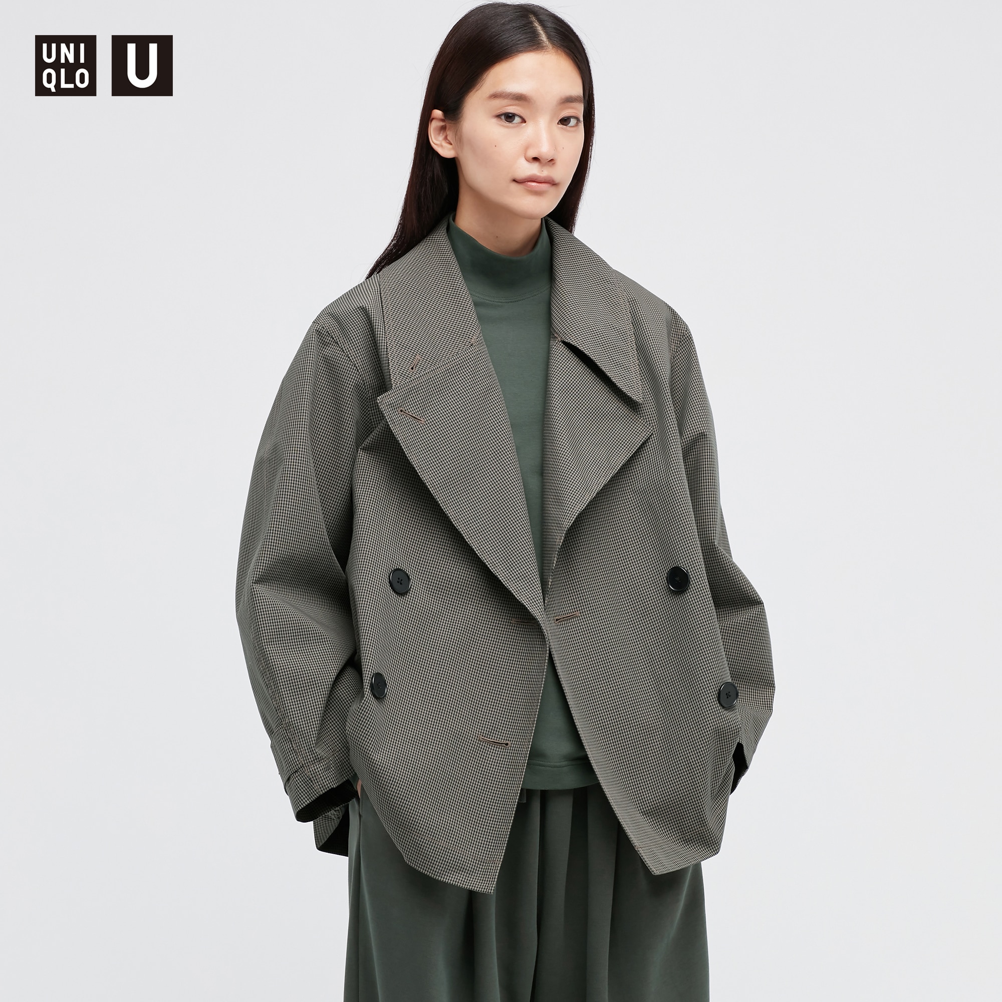 【新品】UNIQLO U ブロックテック トレンチコート Mサイズ