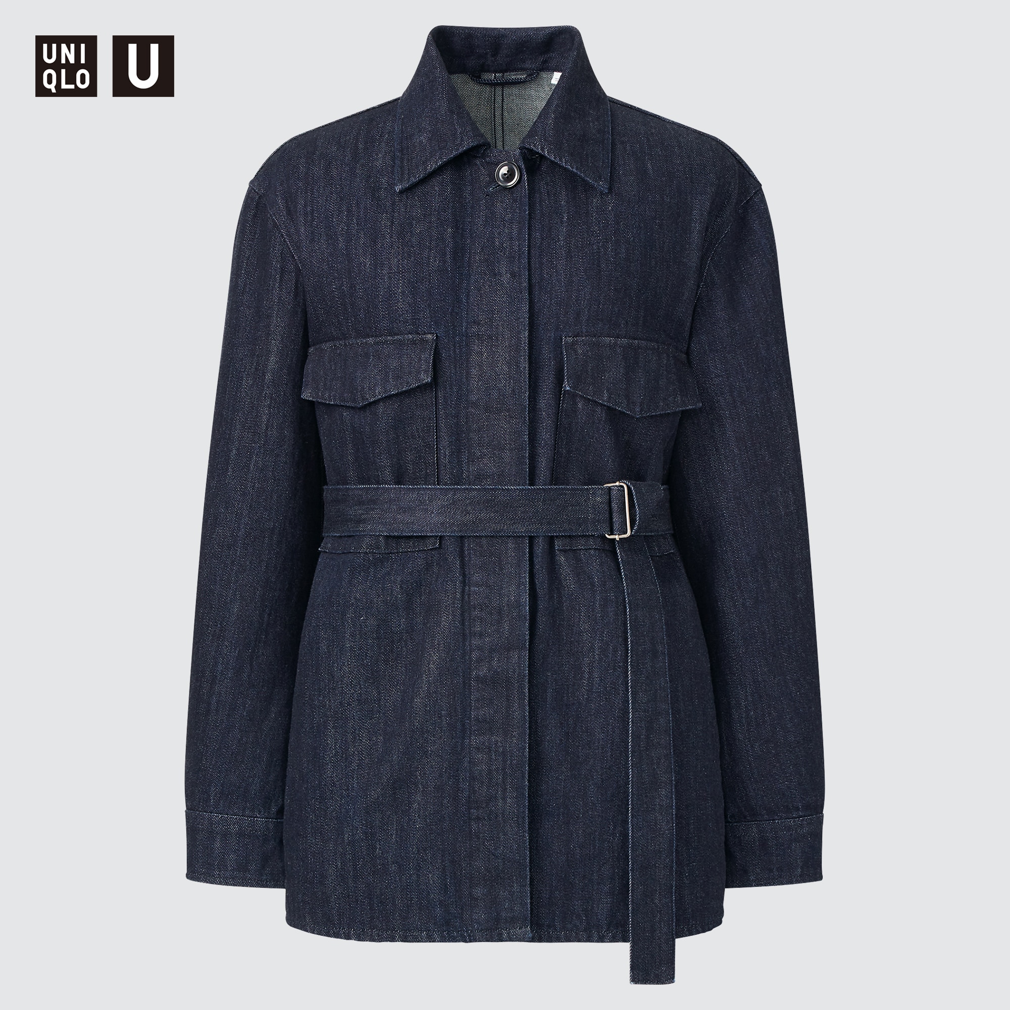 UNIQLO U 2023 A/W WOMEN デニムシャツジャケット 新品-