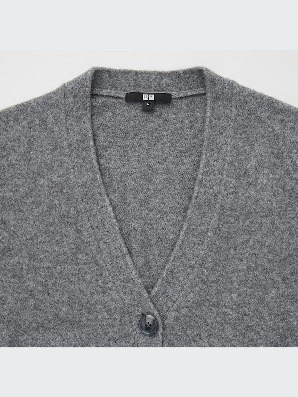 Cardigan Light Souffle Yarn V Neck (Pjg)