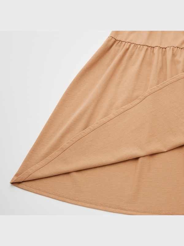 Smooth Cotton Tiered Sleeveless Dress