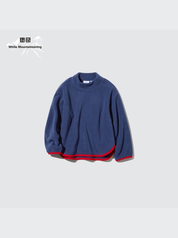 フリースモックネックプルオーバー（長袖）