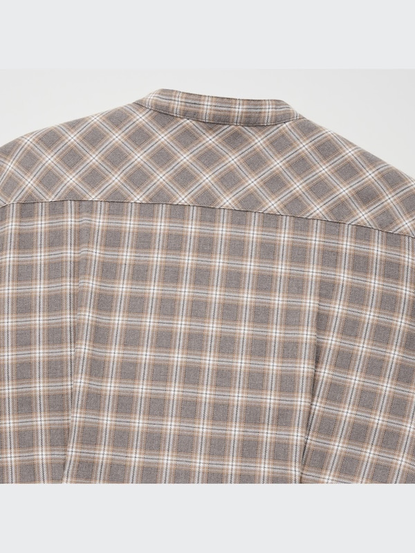 ソフトフランネルフレアワンピース（長袖）