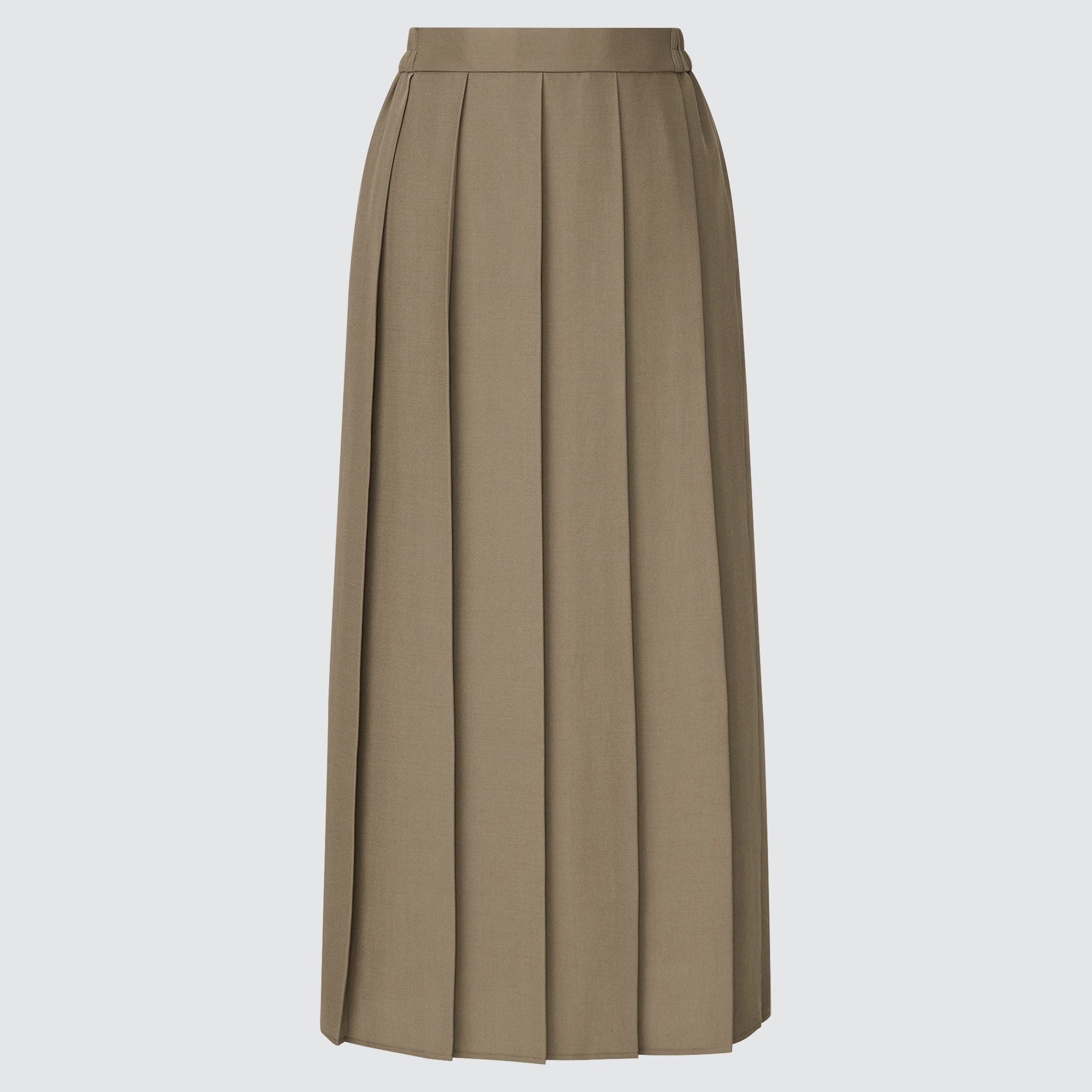 ユニクロ公式 ワイドプリーツスカート（丈標準81～85cm）