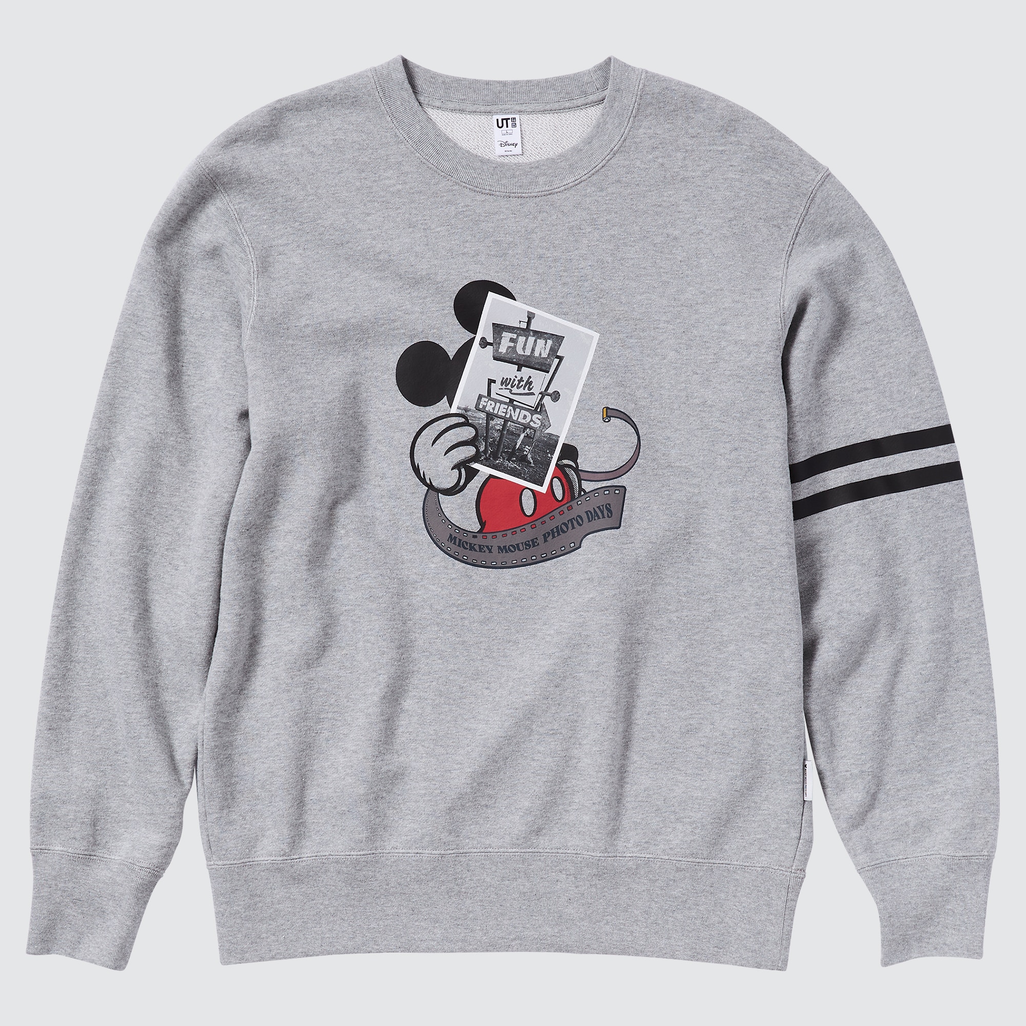 ユニクロ公式 ミッキーマウス フォト デイズ 2021 秋冬 スウェットシャツ（長袖）