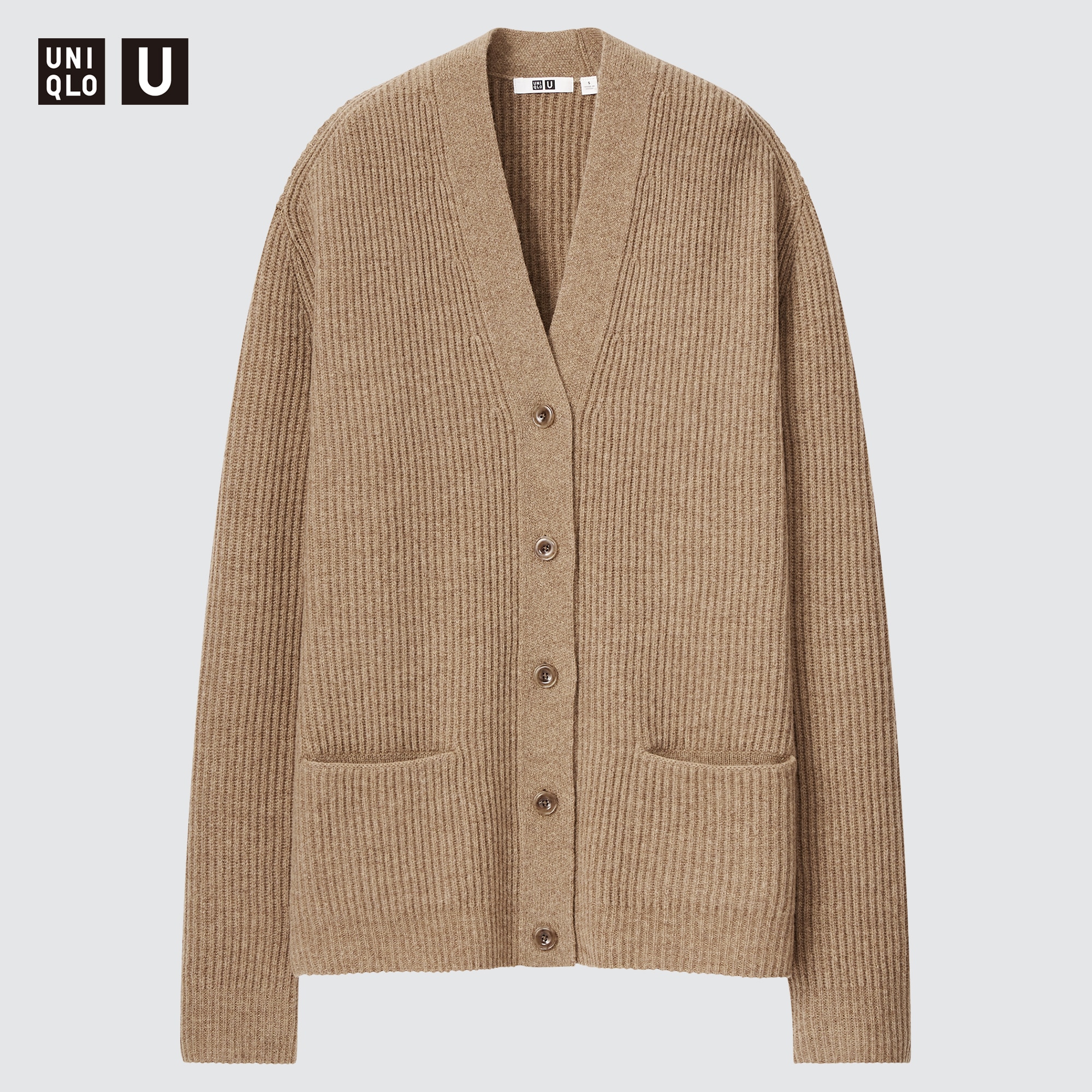 UNIQLO ユニクロ カーディガン ニット XL 秋冬 ウール100 - カーディガン