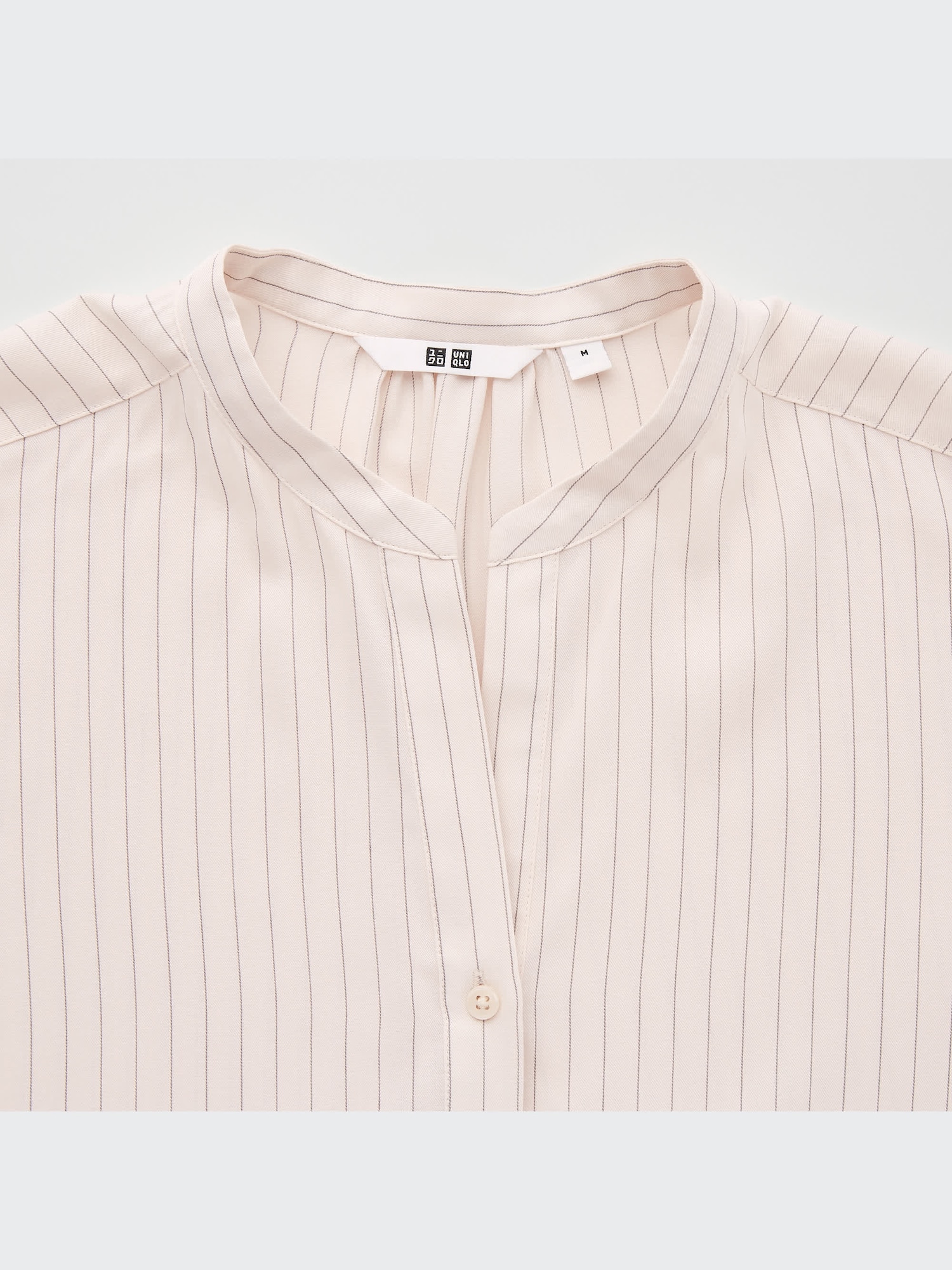 ユニクロ公式 | レーヨンストライプリラックスブラウス（長袖）