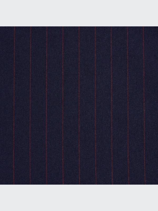 レーヨンストライプリラックスブラウス（長袖）