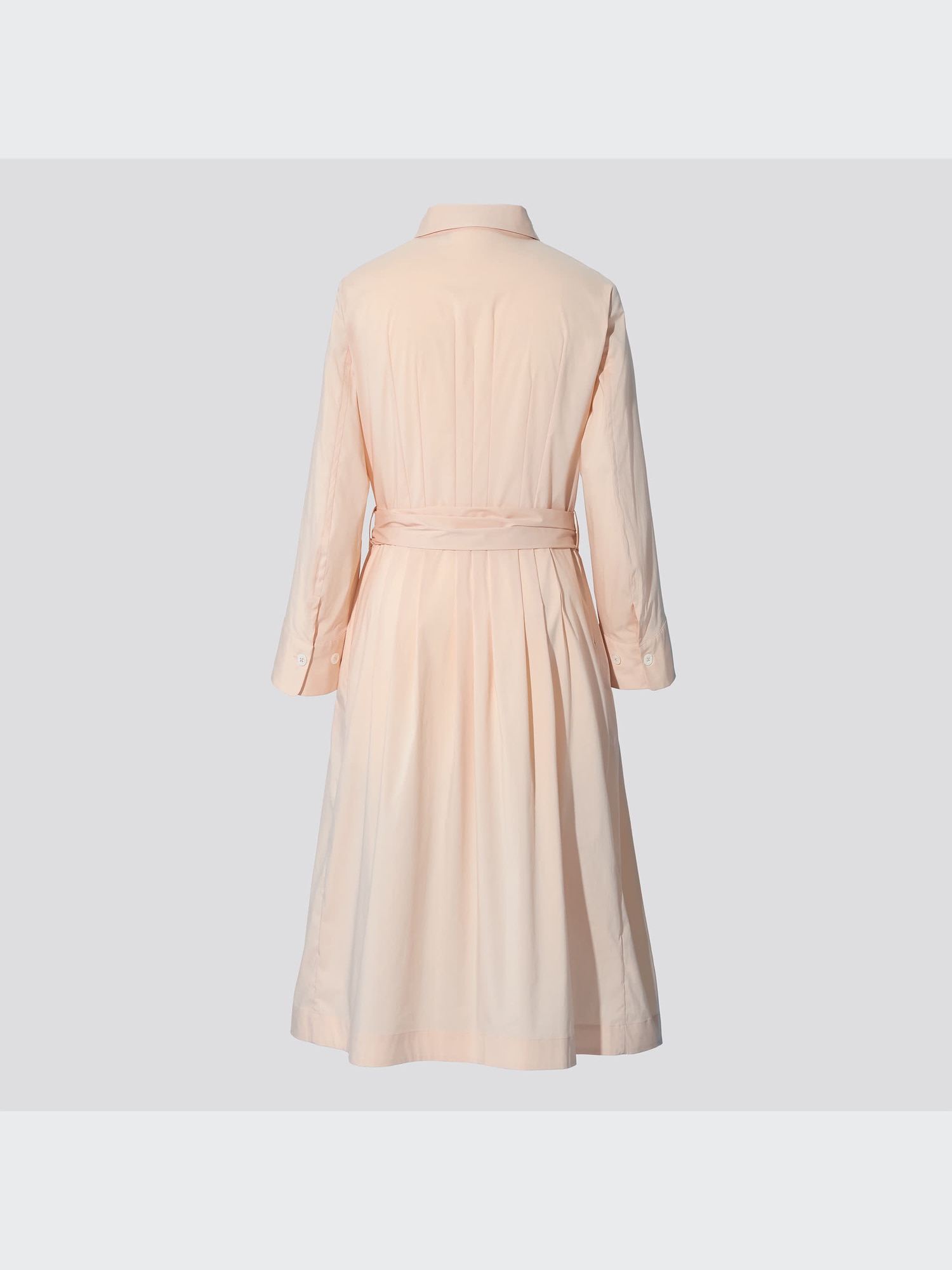 ユニクロ公式 | タックシャツワンピース（長袖・欧米仕様）