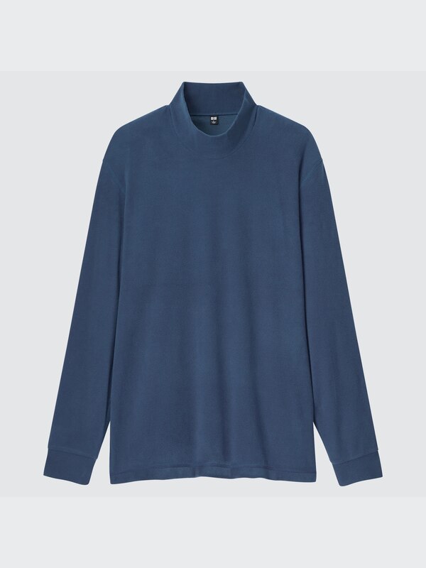 ヒートテックフリースモックネックTシャツ（長袖）