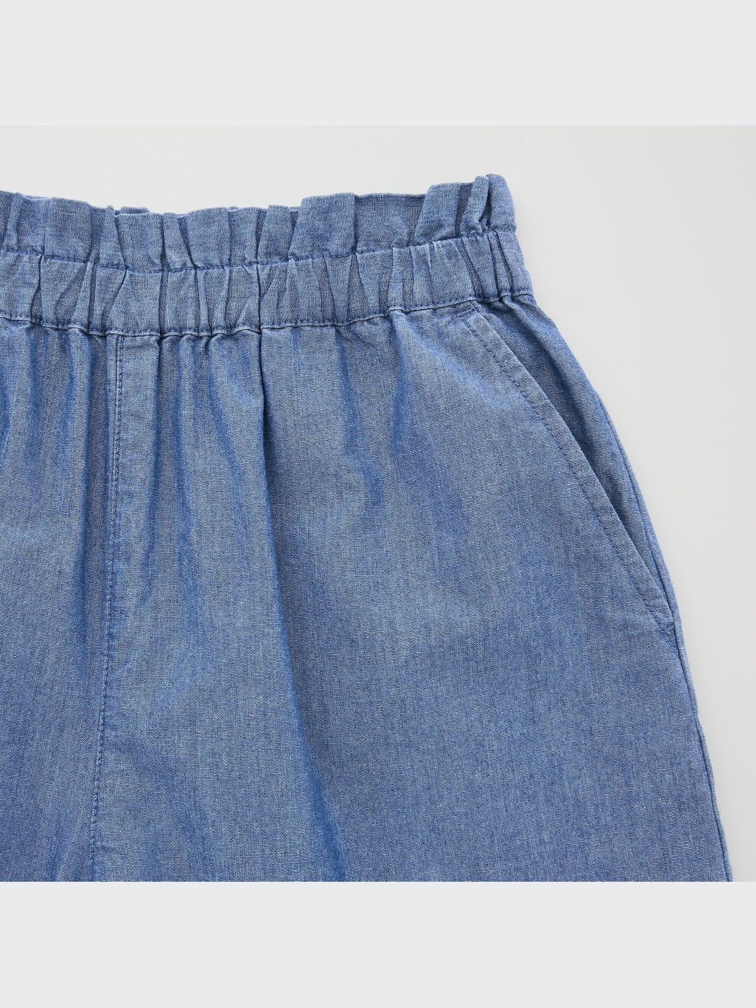 ユニクロ公式 | GIRLS シャンブレーショートパンツ（2022年モデル）