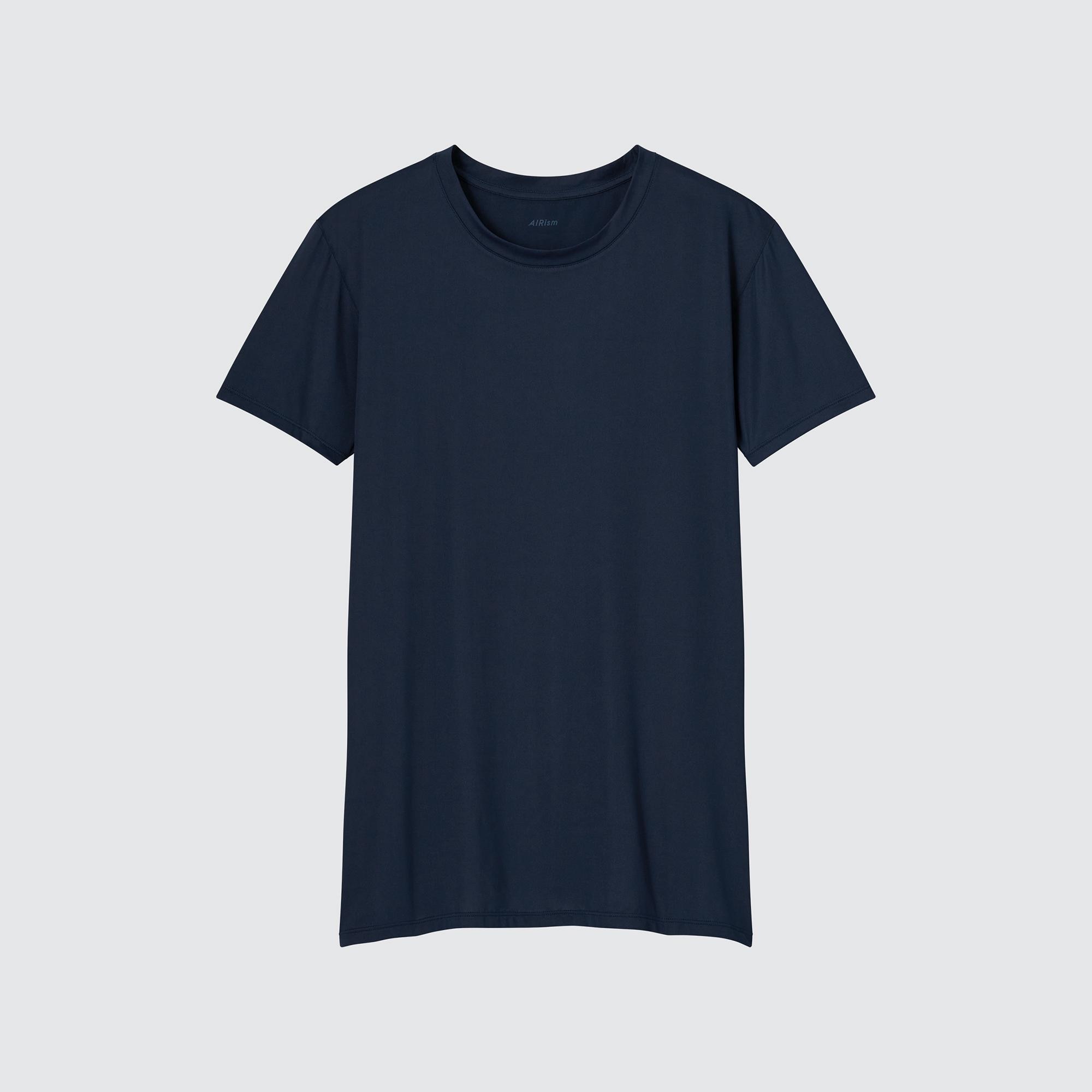 ユニクロ エアリズム クルーネックT（半袖） - Tシャツ/カットソー