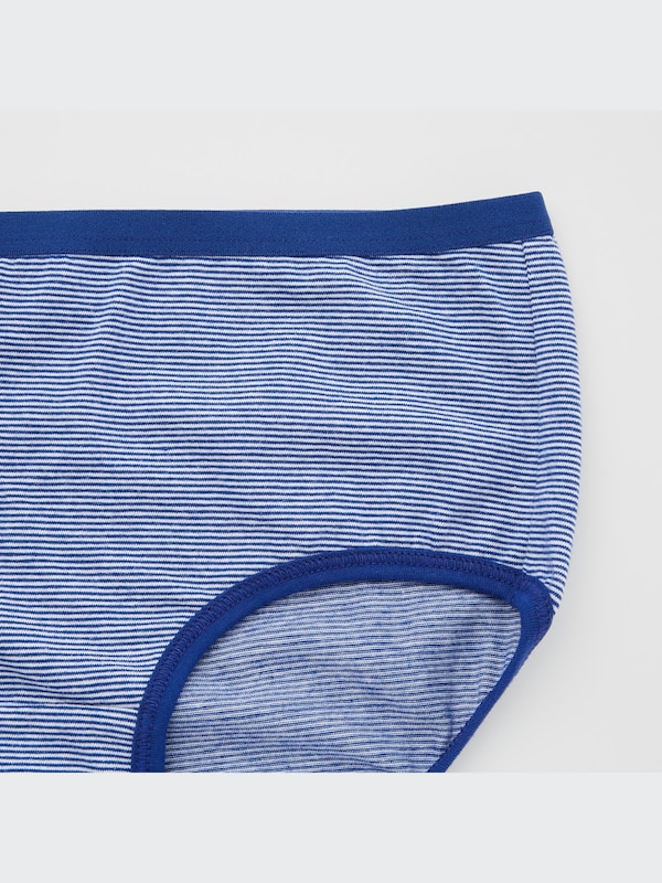 GIRLS ショーツ（ボーダー・ヒップハンガー・3枚組）