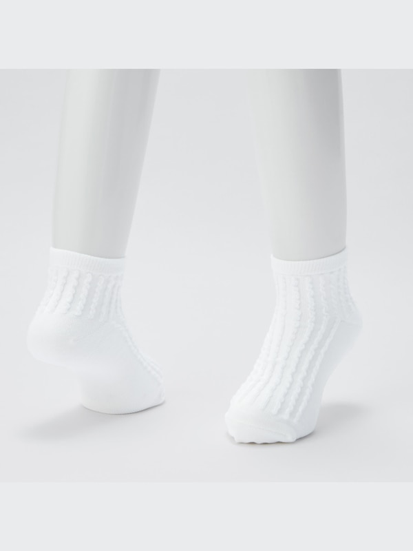 GIRLS Kaos Kaki Pendek 3 Pack (Lace)