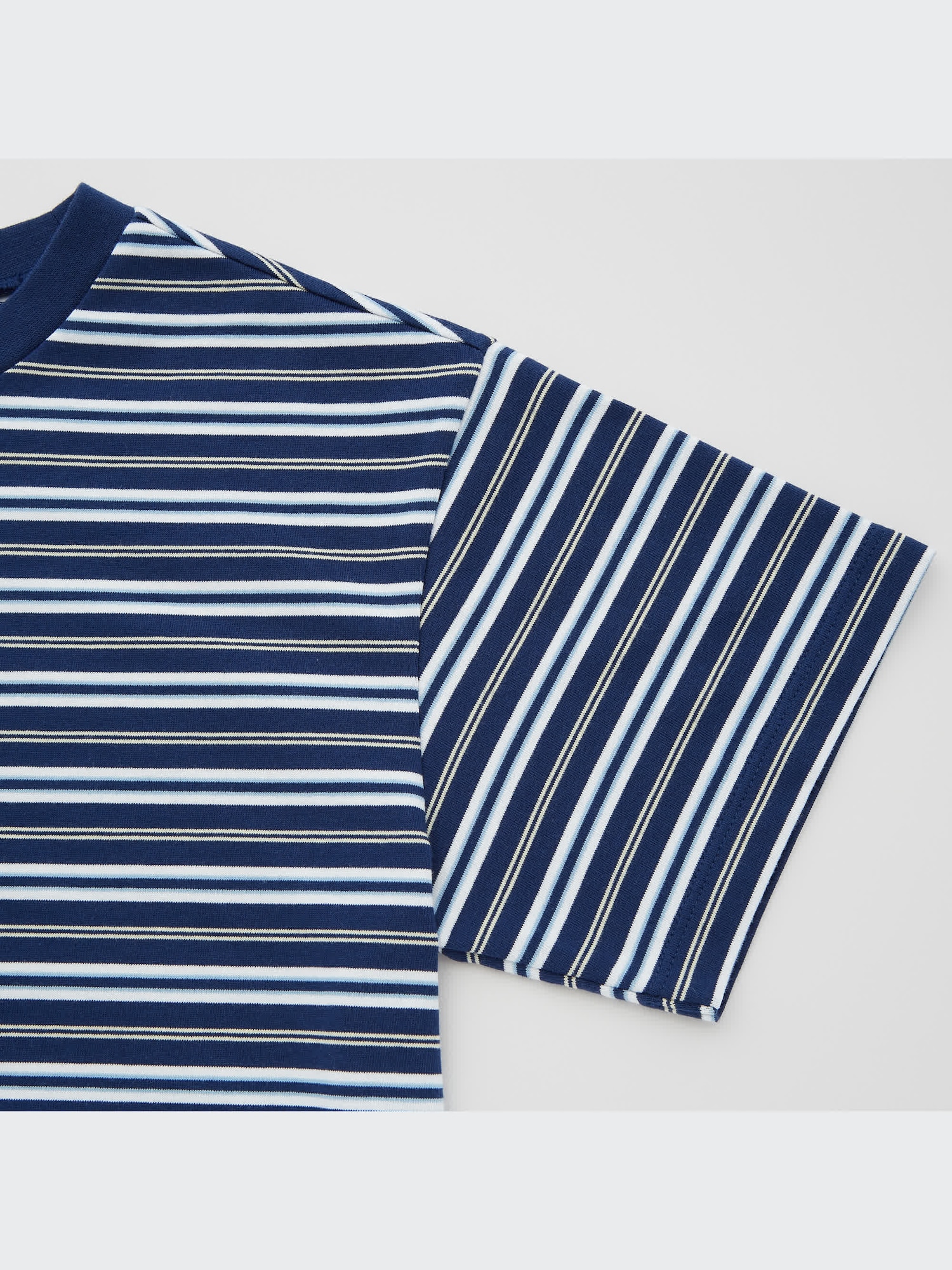 ユニクロ公式 | エアリズムコットンブレンドセット（ボーダー・半袖）