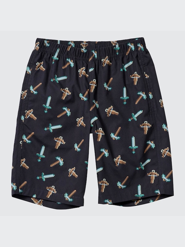 Celana Pendek Relax Katun Ringan Minecraft