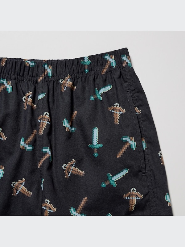 Celana Pendek Relax Katun Ringan Minecraft