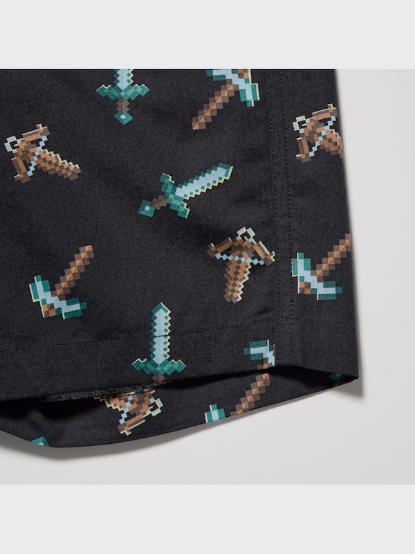 Celana Pendek Relax Katun Ringan Minecraft