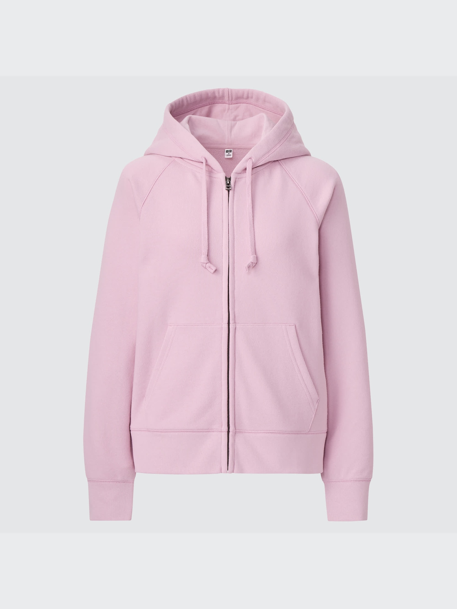 WANITA JAKET SWEAT HOODIE RETSLETING LENGAN PANJANG UNIQLO ID