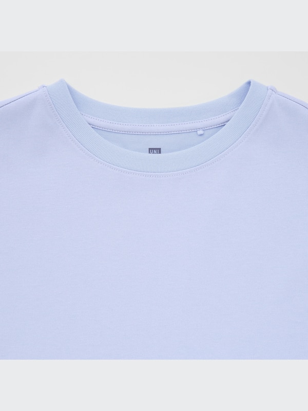 GIRLS エアリズムコットンクロップドTシャツ（半袖）