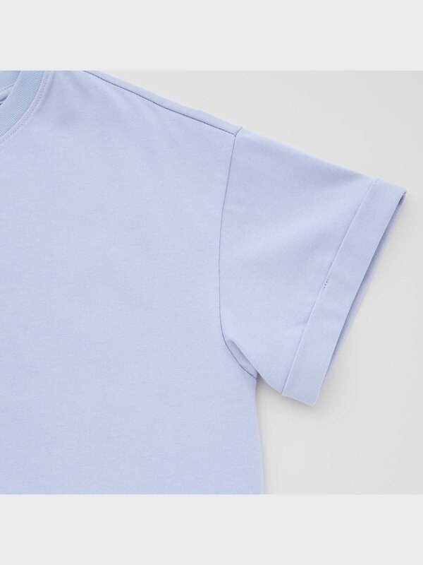 GIRLS エアリズムコットンクロップドTシャツ（半袖）