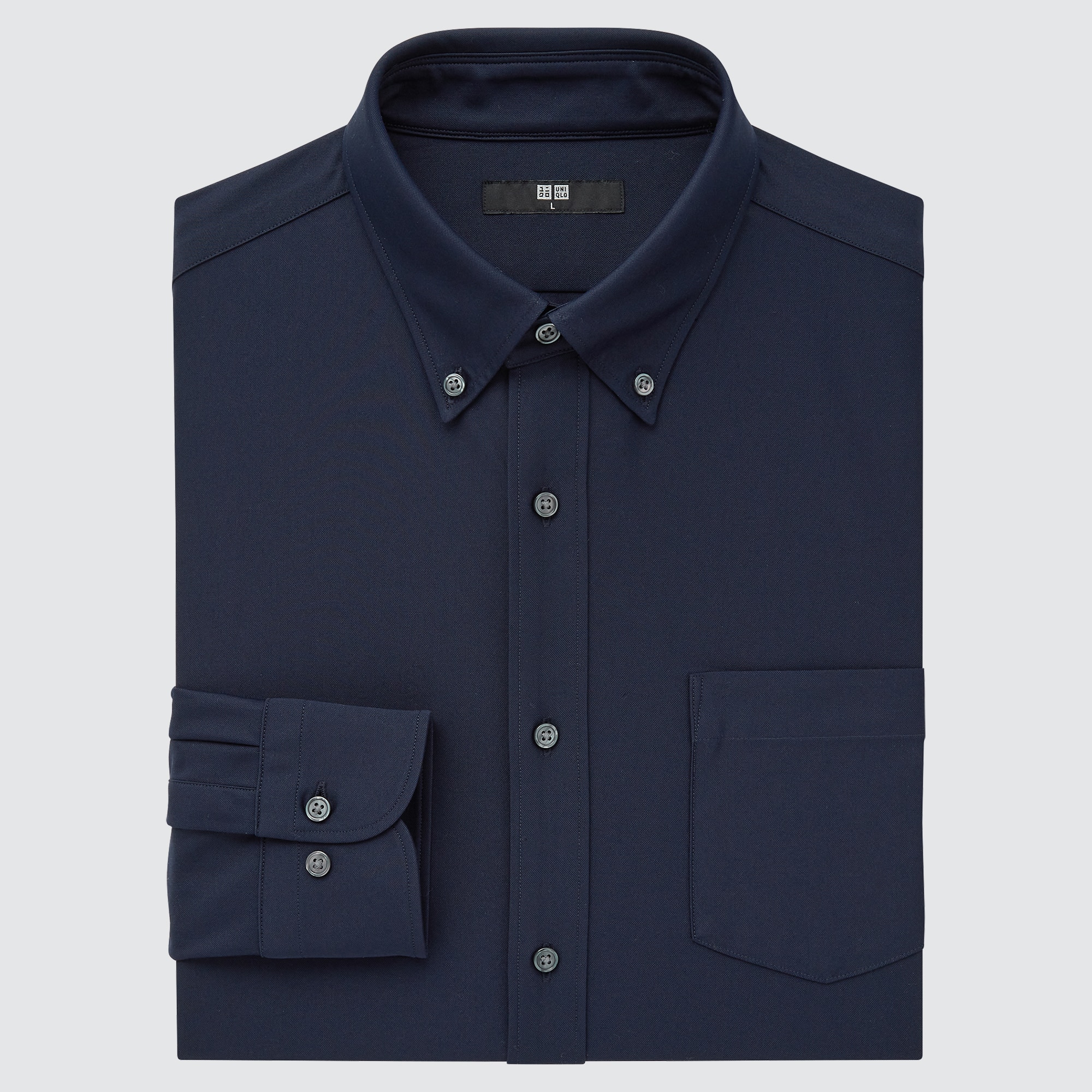 MEN'S NON IRON JERSEY LONG SLEEVE SHIRT 