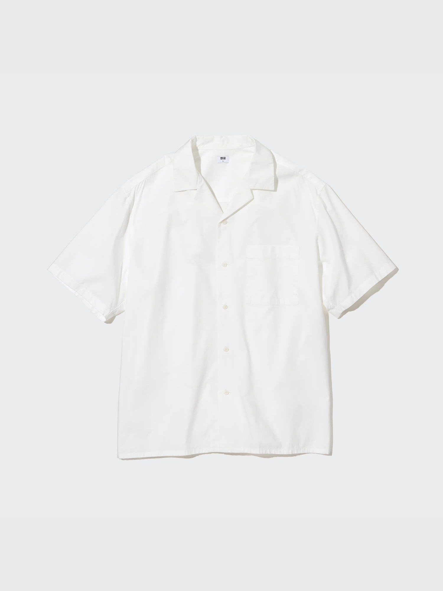 OPEN COLLAR SHORT SLEEVE SHIRT | UNIQLO SG