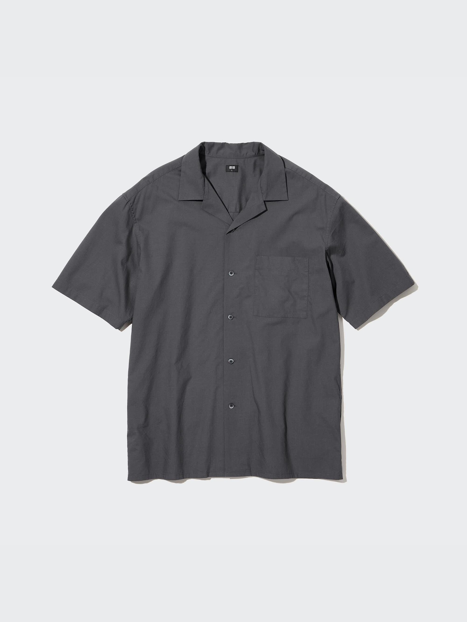 OPEN COLLAR SHORT SLEEVE SHIRT | UNIQLO PH
