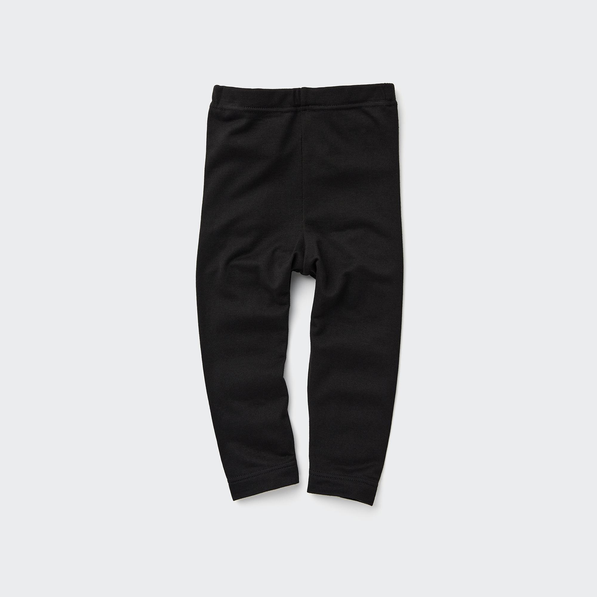 Nette solid - Black - Black organic baby leggings - Molo