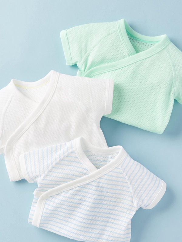 BN코튼메쉬이너바디수트(반팔·1P·무지)60cm