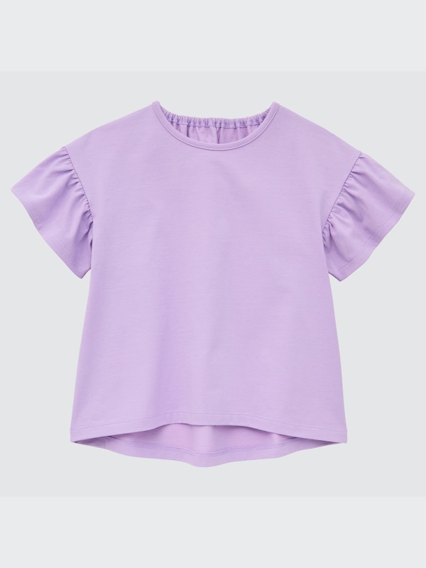 エアリズムコットンTシャツ（フリル･半袖）