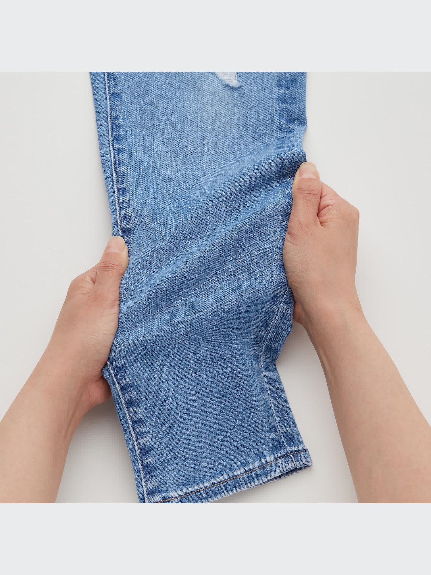 ユニクロ公式 | ウルトラストレッチスリムフィットジーンズ（ダメージ