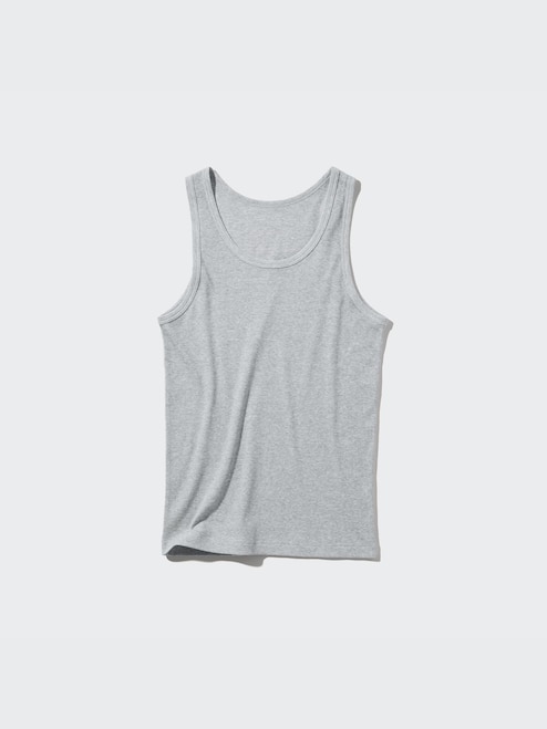 MEN'S DRY COLOR RIBBED TANK TOP UNIQLO PH - Main Image