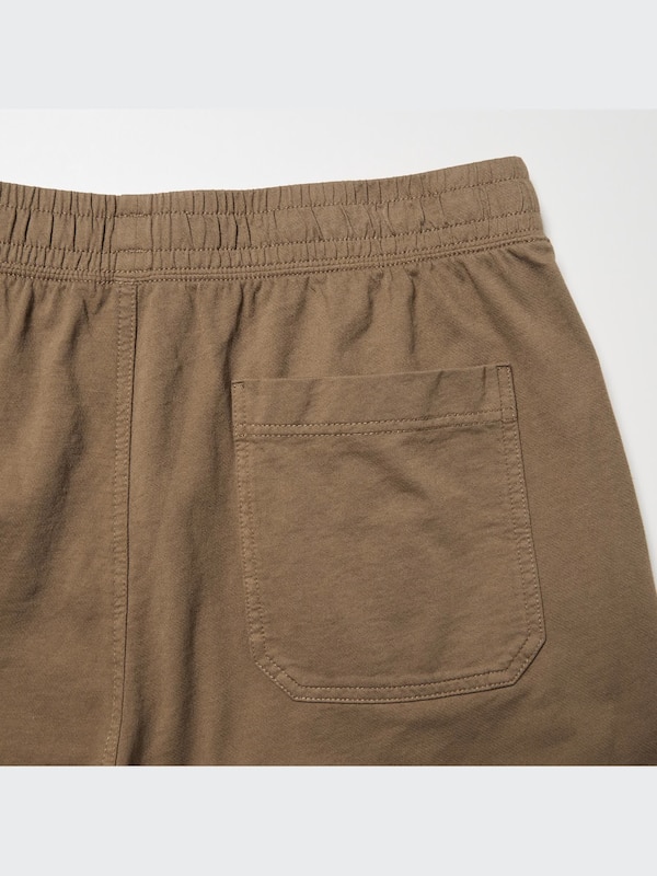 Celana Pendek Rileks Washed Jersey