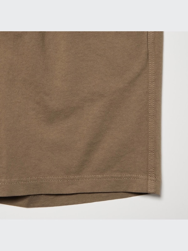 Celana Pendek Rileks Washed Jersey