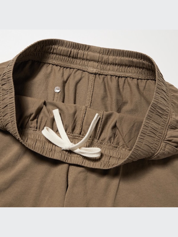 Celana Pendek Rileks Washed Jersey