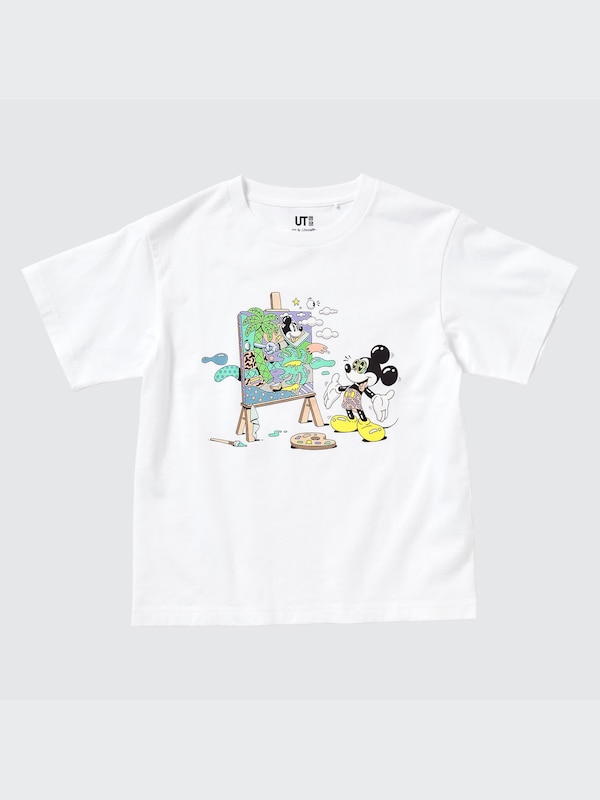 ミッキー & フレンズ アート バイ スティーブン・ハリントン UT グラフィックTシャツ（半袖）