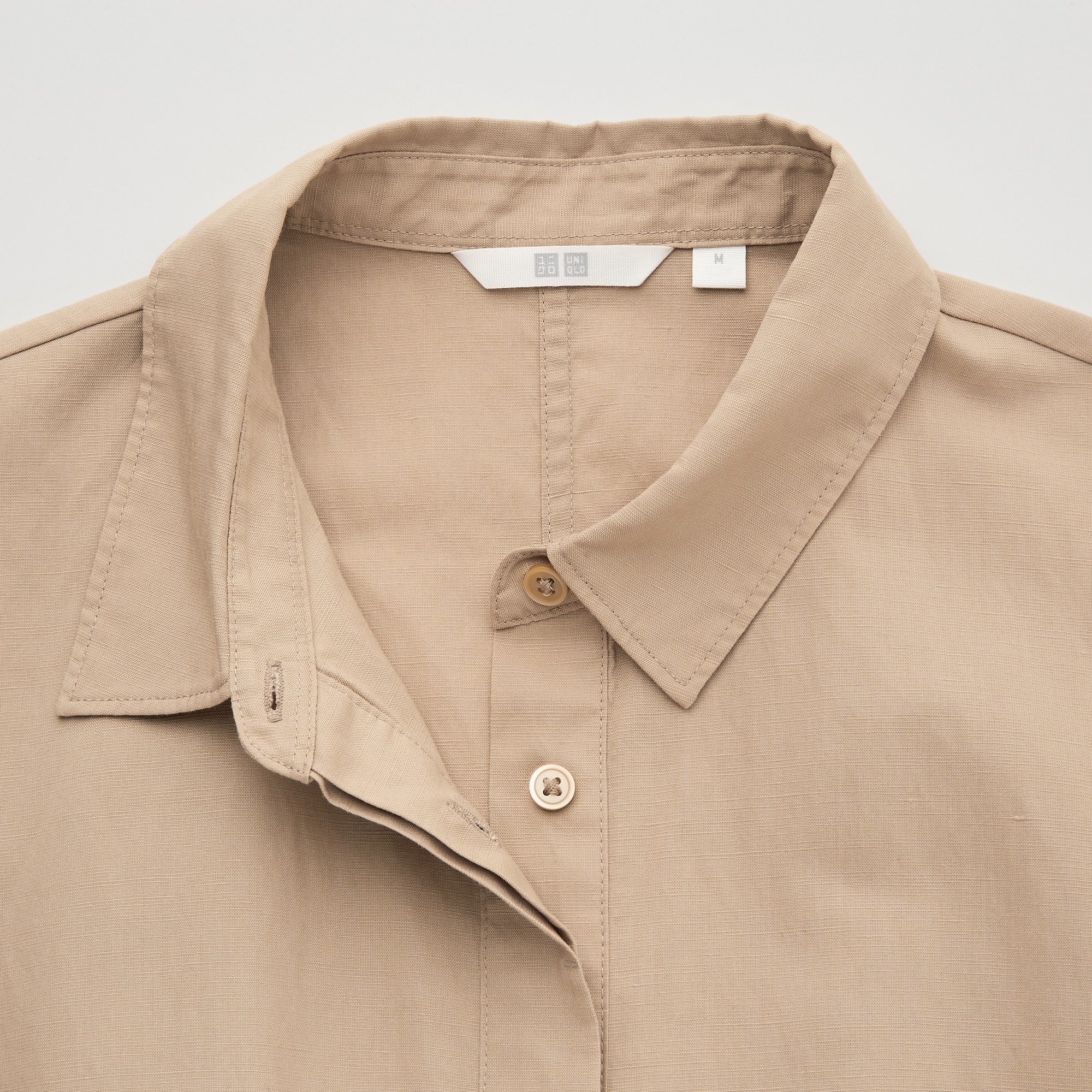 LINEN BLEND SHORT SLEEVE ROMPER | UNIQLO SG