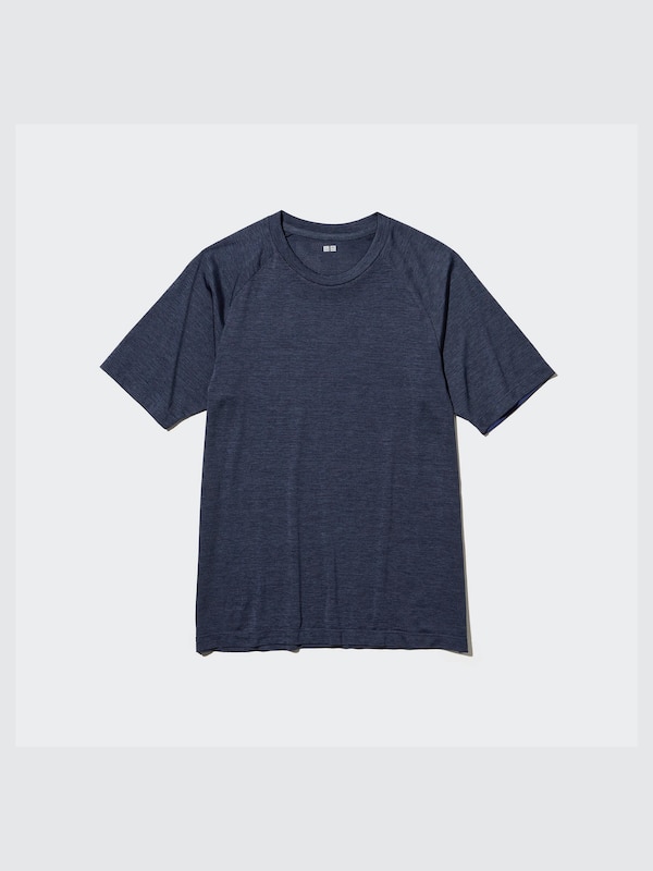 Unisex DRY-EX Crew Neck Short Sleeve T-Shirt (Mapping) UNIQLO ID