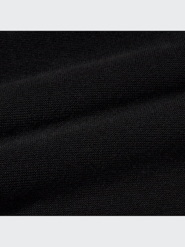 3Dコットンクルーネックセーター（5分袖）