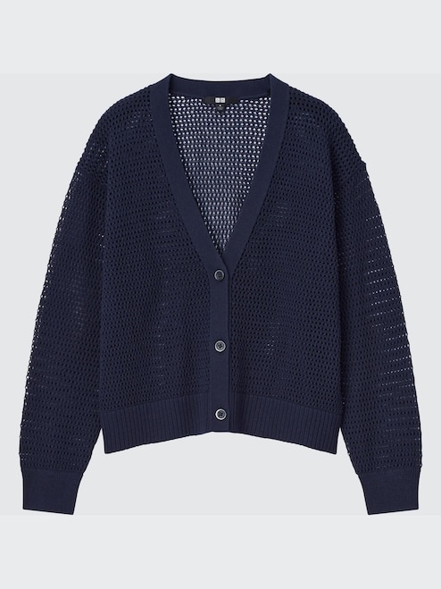 WOMEN'S MESH LONG SLEEVE SHORT CARDIGAN UNIQLO PH