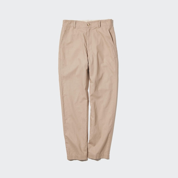 リネンコットンテーパードパンツ 丈標準63 65cm Women ユニクロ