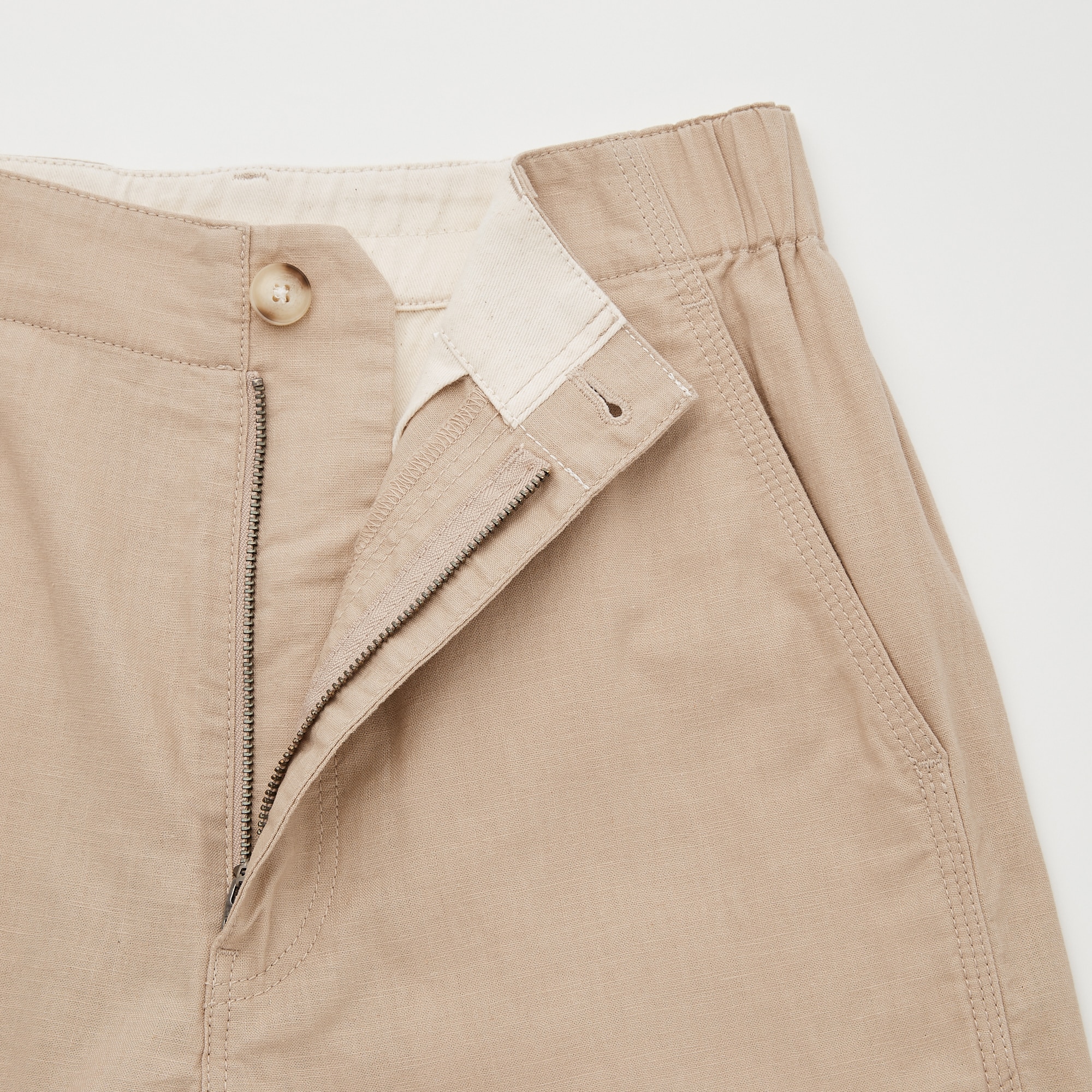 WOMEN'S LINEN BLEND RELAXED STRAIGHT PANTS | UNIQLO PH