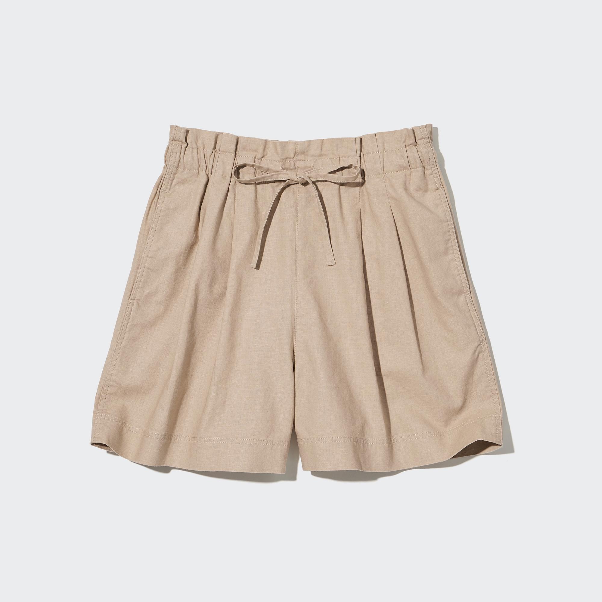 WOMEN'S LINEN COTTON SHORTS | UNIQLO PH