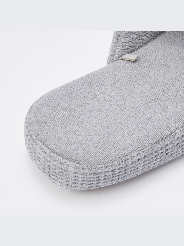 Open Toe Waffle Room Shoes (Rubber Sole)