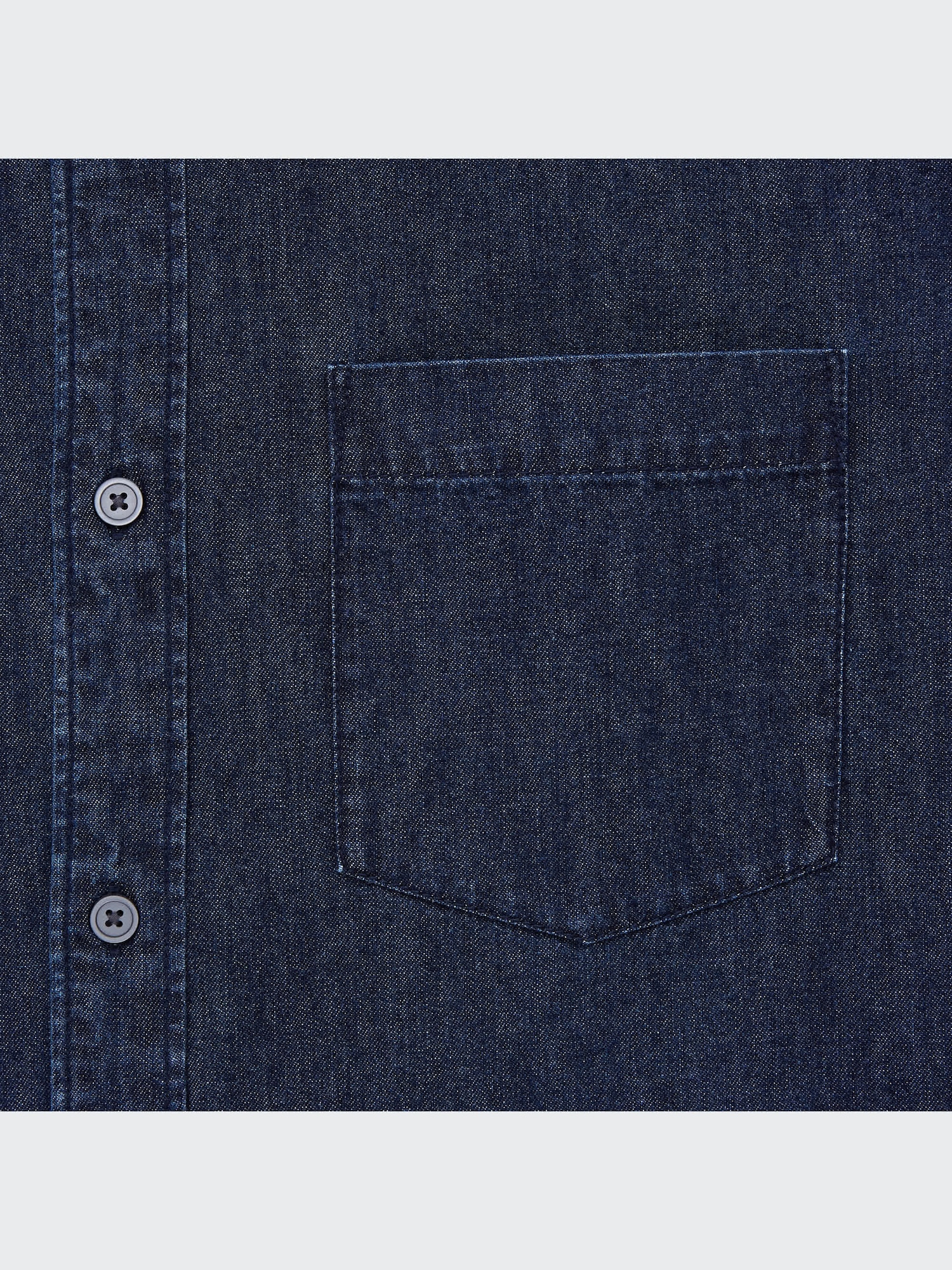 ユニクロ公式 | デニムオーバーサイズスタンドカラーシャツ（長袖）